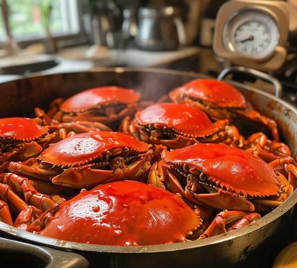 烹饪螃蟹的最佳时长揭秘，螃蟹煮多久才能安全食用？