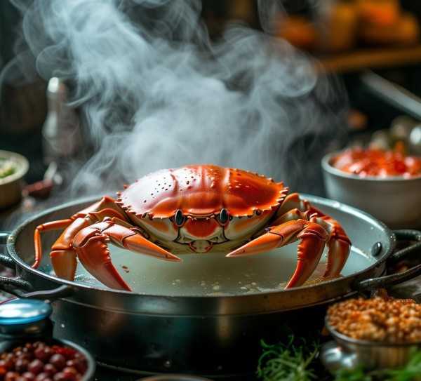 螃蟹蒸煮的最佳时长与技巧揭秘