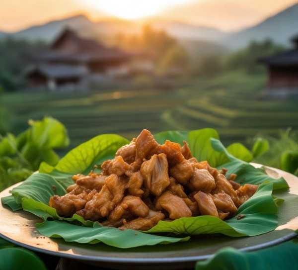 探寻湖南岳麓山下的荷叶鸡，岳州独特美食之旅